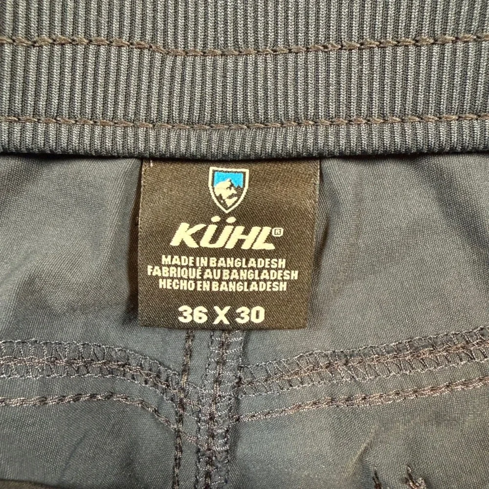 Kuhl Renegade Recon Pants Mens 36x30 Carbon Navy Blue Duralux Hiking Technical